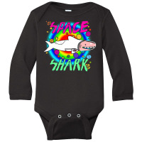 Space Shark Long Sleeve Baby Bodysuit | Artistshot