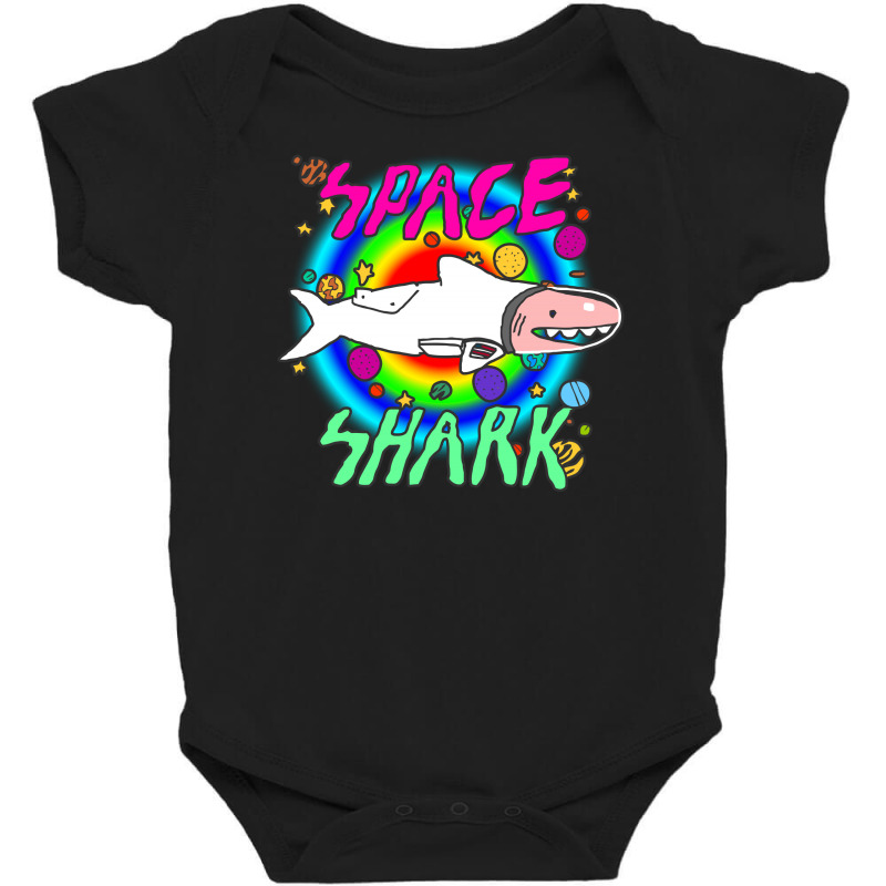 Space Shark Baby Bodysuit | Artistshot