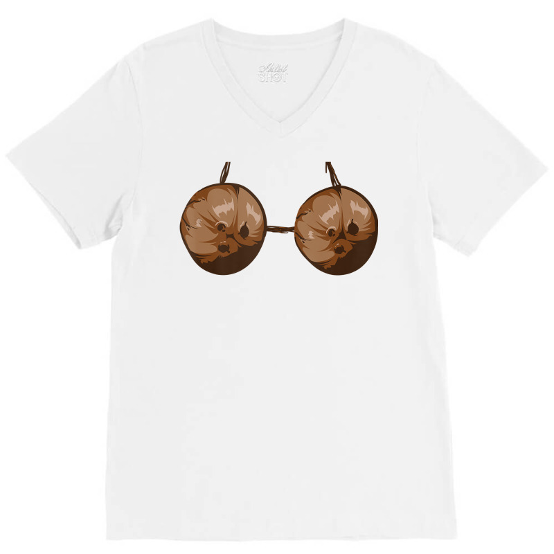 Summer Coconut Bra Halloween Costume Art Funny Outfit Gift Tank Top V-neck Tee | Artistshot