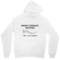 Music Literacy Matters Funny Music, Funny Gift For Musicians, Music Te Unisex Hoodie | Artistshot