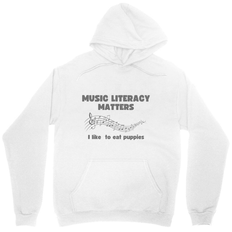 Music Literacy Matters Funny Music, Funny Gift For Musicians, Music Te Unisex Hoodie by cm-arts | Artistshot