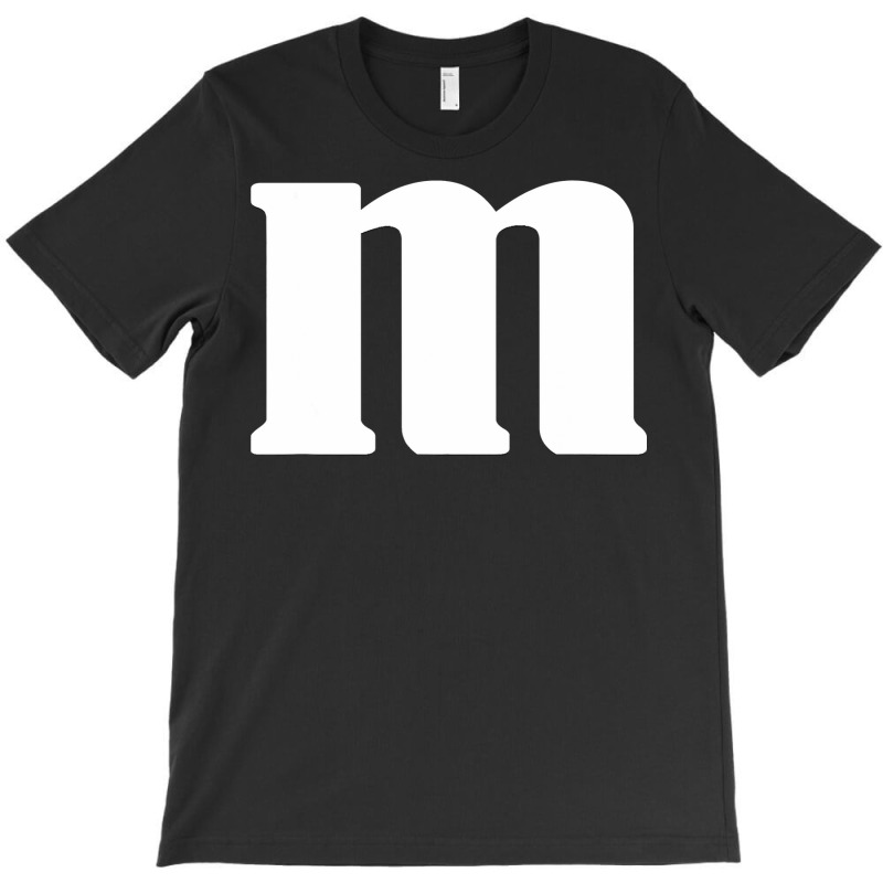 Lower Case Alphabet Matching Halloween Costume Cute Letter M T Shirt T-shirt | Artistshot