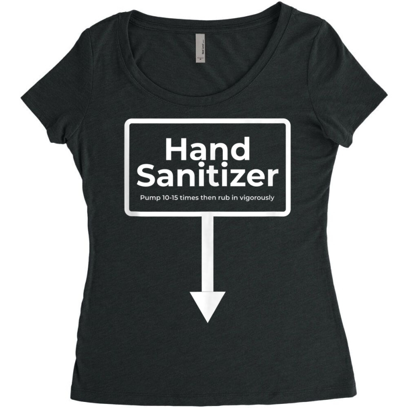 Mens Hand Sanitizer   Funny Adult Humour Christmas Gag Gift Tank Top Women's Triblend Scoop T-shirt by cm-arts | Artistshot