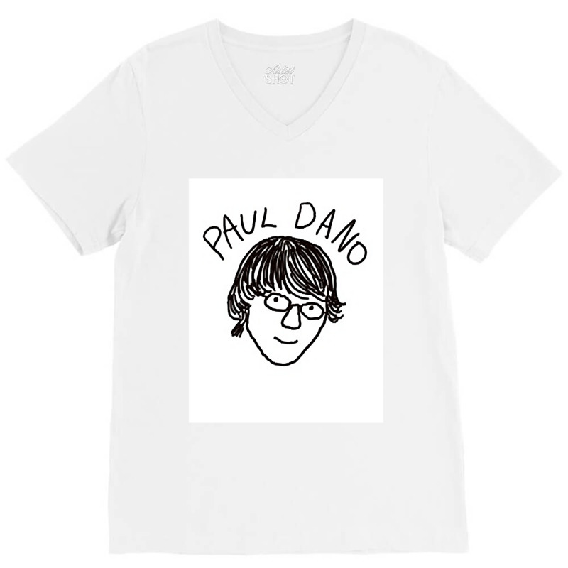 Paul Dano Fan Badly Drawn Paul Dano V-Neck Tee by GREGORYBASKERVILLE | Artistshot