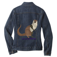 You Otter Know Ladies Denim Jacket | Artistshot