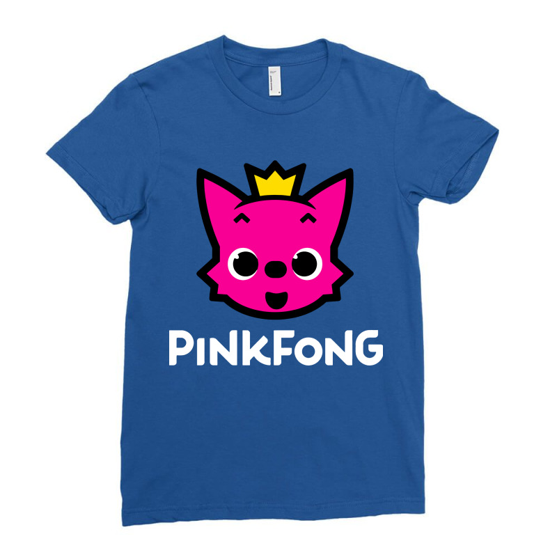 Pink Fong Ladies Fitted T-Shirt by Candy Shop | Artistshot