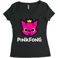 Pink Fong Women's Triblend Scoop T-shirt | Artistshot