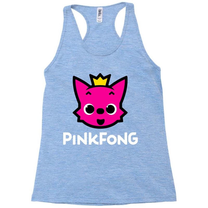 Pink Fong Racerback Tank by Candy Shop | Artistshot