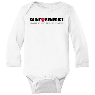 College Of Saint Benedict Bennies Long Sleeve Baby Bodysuit Designed By Sophiavictoria