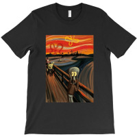 Music Retro The Scream By Edvard Munch Funny Graphic Gift Gift T-shirt | Artistshot