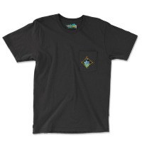 Mountain View At Night Isolated Pocket T-shirt | Artistshot
