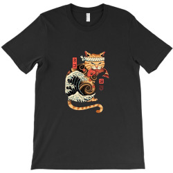 Metal Cat Wave T-Shirt | Artistshot