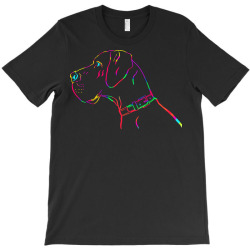 great dane t  shirt colorful great dane dog t  shirt T-Shirt | Artistshot