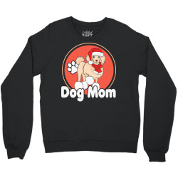 dog mom christmas t  shirtdog mom, funny gift for dogs lovers t  shirt Crewneck Sweatshirt | Artistshot