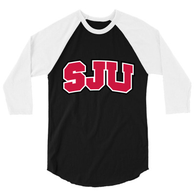 Saint John's University 3/4 Sleeve Shirt Designed By Sophiavictoria
