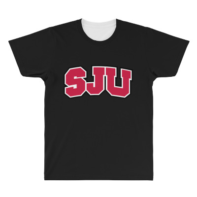 Saint John's University All Over Men's T-shirt Designed By Sophiavictoria