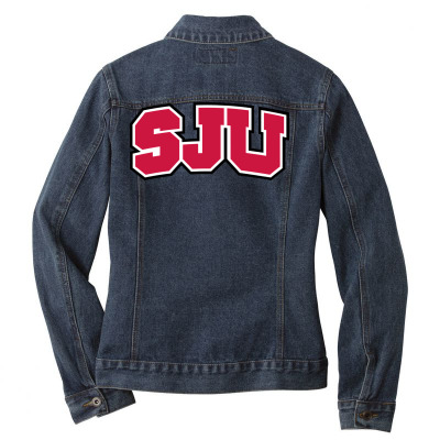 Saint John's University Ladies Denim Jacket Designed By Sophiavictoria