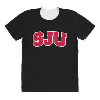 Saint John's University All Over Women's T-shirt Designed By Sophiavictoria