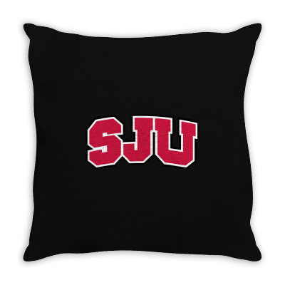 Saint John's University Throw Pillow Designed By Sophiavictoria