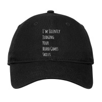 I'm Silently Judging Your Board Games Skills Adjustable Cap | Artistshot