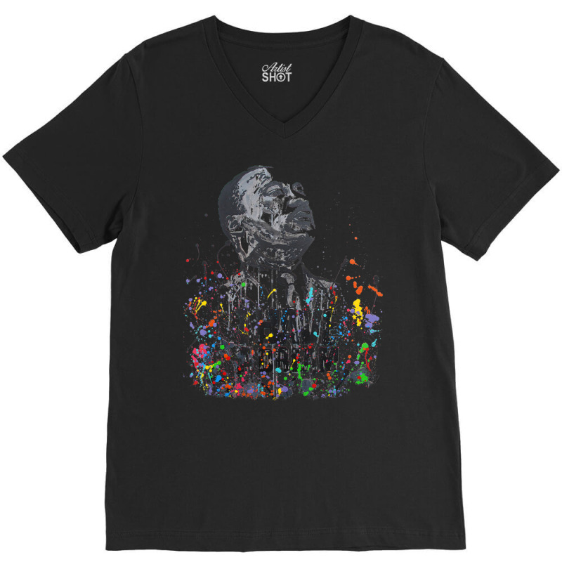 Martin Luther King Jr. Day I Have A Dream Mlk Day V-Neck Tee by cm-arts | Artistshot