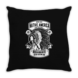 Native america Throw Pillow | Artistshot