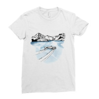 Trackmania - Arctic Lake Slide Ladies Fitted T-shirt | Artistshot