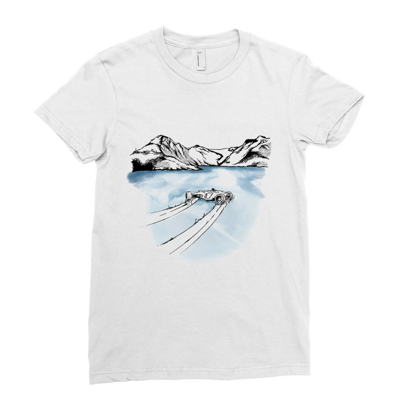 Trackmania - Arctic Lake Slide Ladies Fitted T-Shirt by cm-arts | Artistshot