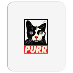 cat purr fairey Mousepad | Artistshot