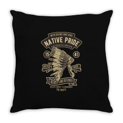 Native pride Throw Pillow | Artistshot