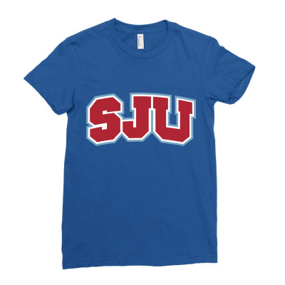 Saint John's University Ladies Fitted T-shirt Designed By Sophiavictoria