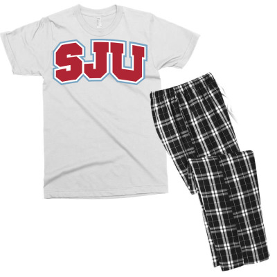 Saint John's University Men's T-shirt Pajama Set Designed By Sophiavictoria