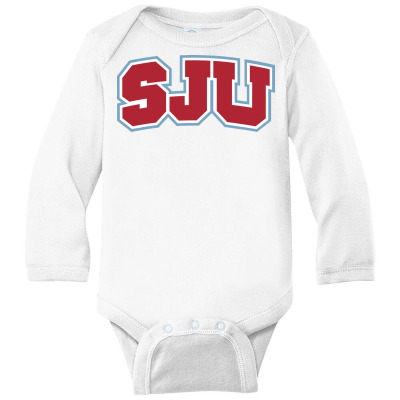 Saint John's University Long Sleeve Baby Bodysuit Designed By Sophiavictoria