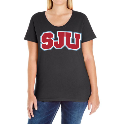 Saint John's University Ladies Curvy T-shirt Designed By Sophiavictoria