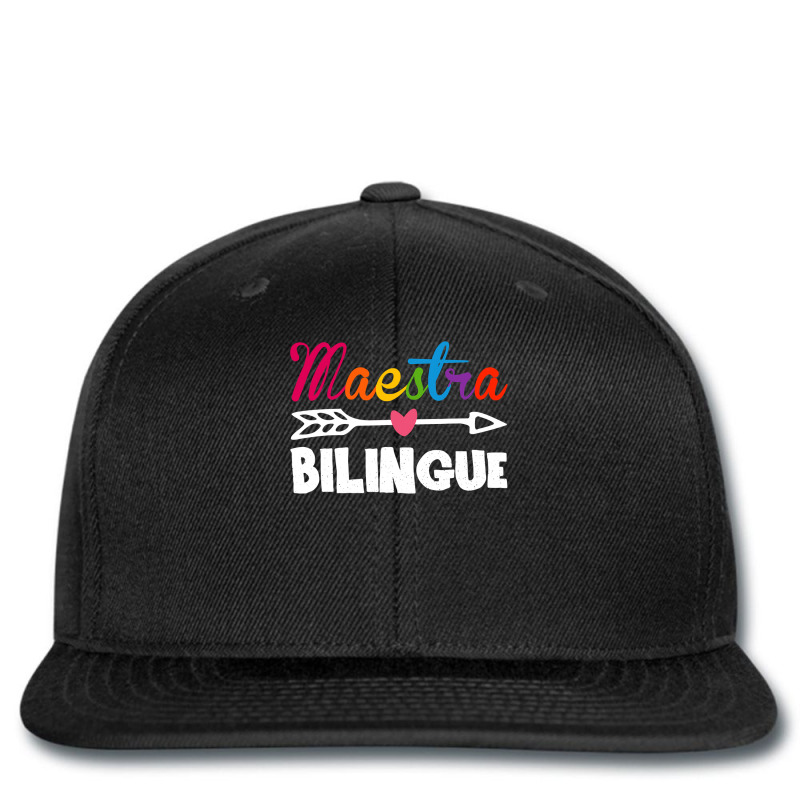 Maestra Bilingue Spanish Teacher Appreciation Gift For Women Printed hat by home12 | Artistshot