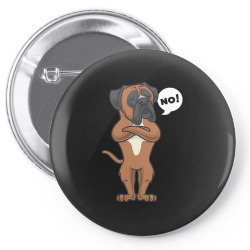 boxer dog t shirtstubborn german boxer dog t shirt Pin-back button | Artistshot