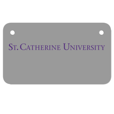 St. Catherine University Motorcycle License Plate Designed By Sophiavictoria