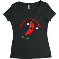 Here Comes The Hot Stepper Chilli One Women's Triblend Scoop T-shirt | Artistshot