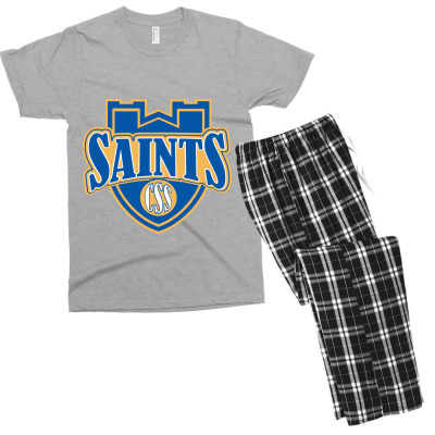 College Of St. Scholastica Men's T-shirt Pajama Set Designed By Sophiavictoria
