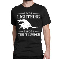 Thunder Dragon Birthday Classic T-shirt | Artistshot