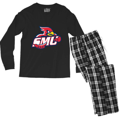 Saint Mary's University Men's Long Sleeve Pajama Set Designed By Sophiavictoria