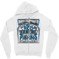 Fishing It Doesnt Matter If The Rod Is Or Isnt Bent Time Spet Fishing  Zipper Hoodie | Artistshot