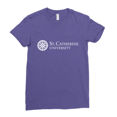 St. Catherine University Ladies Fitted T-shirt Designed By Sophiavictoria