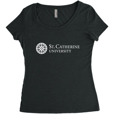 St. Catherine University Women's Triblend Scoop T-shirt Designed By Sophiavictoria