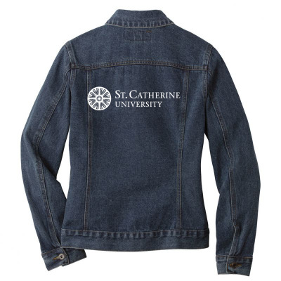 St. Catherine University Ladies Denim Jacket Designed By Sophiavictoria