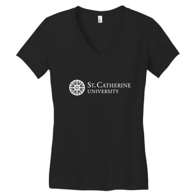 St. Catherine University Women's V-neck T-shirt Designed By Sophiavictoria