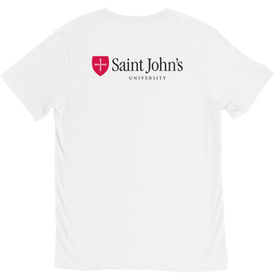 Saint John's University, Sju V-neck Tee Designed By Sophiavictoria