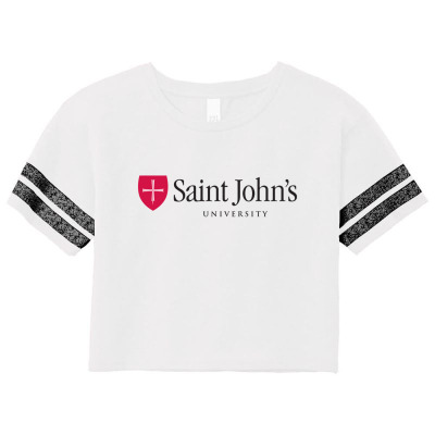 Saint John's University, Sju Scorecard Crop Tee Designed By Sophiavictoria