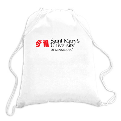 Saint Mary's University Of Minnesota Drawstring Bags Designed By Sophiavictoria