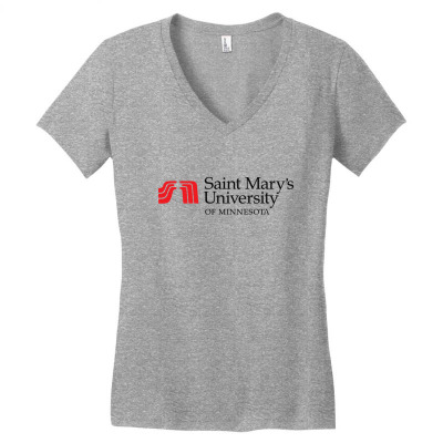 Saint Mary's University Of Minnesota Women's V-neck T-shirt Designed By Sophiavictoria